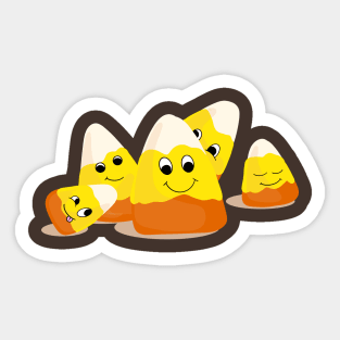 The Candy Corn Crew Sticker